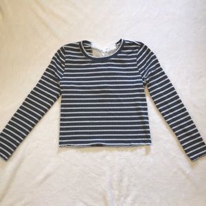 American Rag Laced Long Sleeve Top